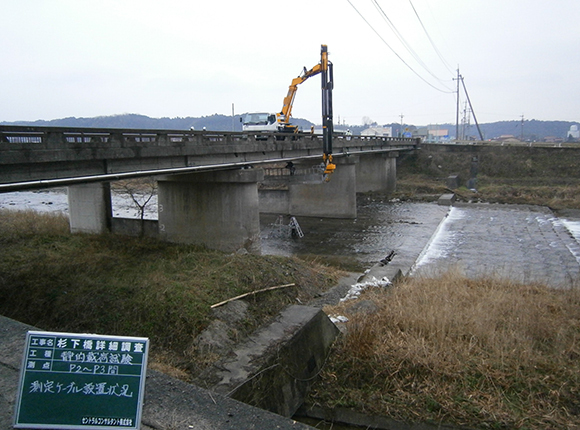 写真：測定機器設置状況