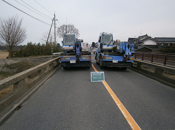 写真：載荷状況